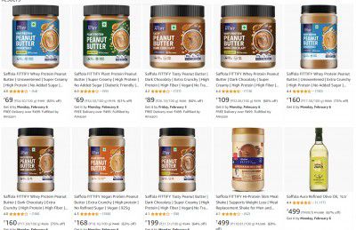 Saffola FITTIFY Products at Minimum 60% off