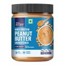 Saffola FITTIFY Whey Protein Peanut Butter | Unsweetened | Extra Crunchy | High Protein | No Added Sugar | Diabetic Friendly | Keto Diet | 200g...