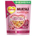Saffola Muesli Fruit & Nut Berry Crunch with Flavour Pops, 700 gm...