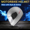Sage Square Audi Full Face Clear Visor Helmet | ISI Certified | High Standard Safety | Extra Comfort & Stylish...