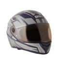 Sage Square ISI Certified ABS Clear Visor, Enhanced Design Proud 45 Full Face Graphic Helmet...