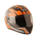 Sage Square ISI Certified ABS Clear Visor, High Standard Safety, Enhanced Design, Extra Comfort, Enhanced Design Proud 45 Full Face Graphic Helmet...