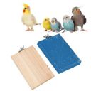 Sage Square Wooden Stand Sand Platform Made of Natural Wood, Combo of Two (3 * 4 & Sand 3 * 4 inch) ...