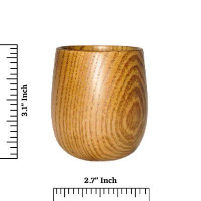 Saharika Handmade Wooden Mugs for Coffee (Pack of 1)