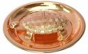 Sai Amrut Metal Tortoise, Turtle with Plate Vastu Feng Sui Yantra Decorative Showpiece - 4 cm  (Metal, Copper)...