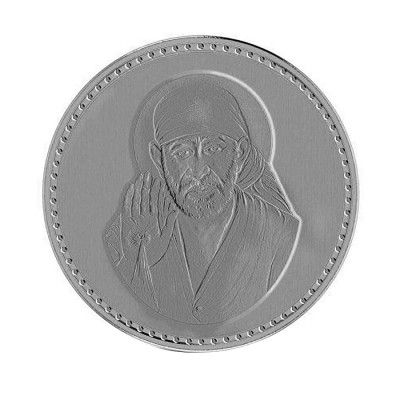 Sai baba 1 gm 999 Purity Silver Coin