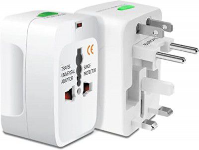 SAIFSMART Worldwide Universal All-in-One Worldwide International Travel Adapter with 125V 6A,250V Electrical Protected Plug (Travel Adapter Without USB)