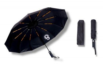 Sakha 3-Fold Unisex Windproof Umbrella for Rain with 24 Ribs