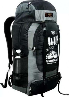 SAKSHI ENTERPRISRS Water Proof Mountain Rucksack/Trekking Bag Rucksack  - 70 L (Black, Grey)