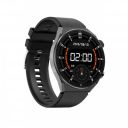 Salora uWear Smart Watch 1.5” Round Display, BT Calling, 250+ Watch Faces, Heart & SpO2 Monitoring (Black+Dark Grey)...