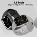 Salora uWear Smartwatch 1.9” HD Display, BT Calling (Black+Darkgrey)...
