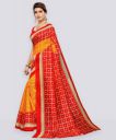 Samah  Printed Bandhani Cotton Silk Saree...