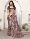 Samah&nbsp;Printed, Geometric Print, Embellished Bhagalpuri Silk Blend, Cotton Silk Saree&nbsp;&nbsp;(Pink)...