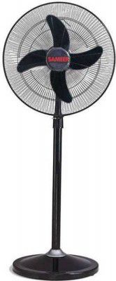 Sameer Toofan MKIII 400 mm 4 Blade Pedestal Fan (Black, Pack of 1)