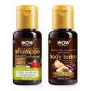 SAMPLER: WOW Apple Cider Vinegar Shampoo + WOW Shea & Cocoa Butter Moisturizing Lotion - 30 ml...