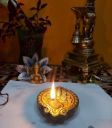 SAMPOORNAM Diya for Diwali in Pure Brass/Diya Lamp Design 1 (1inch)...