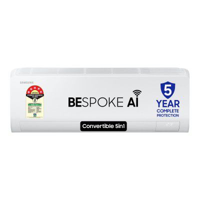 Samsung 1.5 Ton 5 Star AI Inverter Smart Split AC (BESPOKE AI AR50F19D15HNNA)
