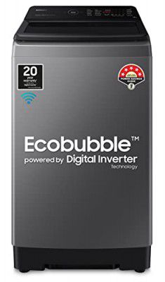 Samsung 10 Kg 5 Star Ecobubble Wi-Fi Inverter Fully Automatic Top Load Washing Machine (WA10BG4546BDTL)
