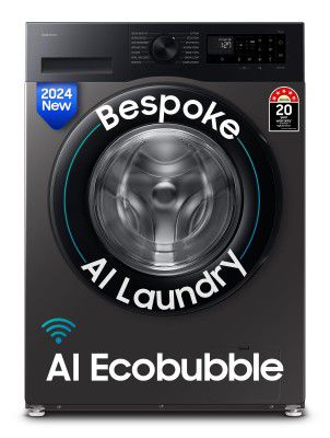 Samsung 12 kg, 5 Star, Super Speed, Wi-Fi, Hygiene Steam with Inbuilt Heater, Digital Inverter, Fully-Automatic Front Load Washing Machine (WW12DG5B24ASTL, Navy)