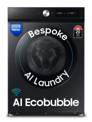Samsung 12 kg, 5 Star, AI Control, Fully-Automatic Front Load Washing Machine (WW12DB7B24GBTL)