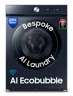 Samsung 12 kg, 5 Star, AI Control, Fully-Automatic Front Load Washing Machine (WW12DB8B54GSTL)
