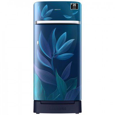SAMSUNG 215 Litres 5 Star Direct Cool Single Door Refrigerator (RR23D2H359UHL, Paradise Bloom Blue)