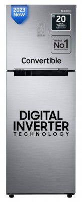 Samsung 236 L 2 Star Convertible, Digital Inverter Frost Free Double Door Refrigerator (RT28C3742S8/HL)