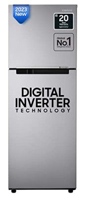 [Extra ₹2750 OFF] Samsung 236 L 2 Star Digital Inverter Frost Free Double Door Refrigerator (RT28C3032GS/HL)
