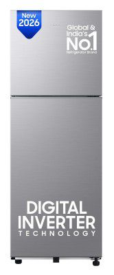 Samsung 236 L, 3 Star, Digital Inverter, Frost Free Double Door Refrigerator (RT40H28W3QHL)
