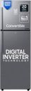 SAMSUNG 236 L Frost Free Double Door 2 Star Convertible Refrigerator with Digital Inverter with Display  (Refined Inox, RT28C3922S9/HL)...
