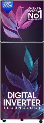 Samsung 236 L Frost Free Double Door 2 Star Refrigerator  with Digital Inverter (Paradise Bloom Purple, RT40H28W2PRHL)