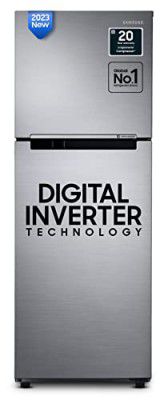 Samsung 236 L, 3 Star, Digital Inverter, Frost Free Double Door Refrigerator (RT28C3053S8/HL)