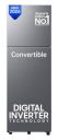 Samsung 256 L, 3 Star, Convertible, Digital Inverter Frost Free Double Door Refrigerator (RT40H30U3THL)...