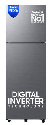 Samsung 256 L, 3 Star, Digital Inverter Frost Free Double Door Refrigerator (RT40H30W3THL)