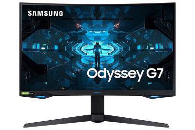 Samsung 27-inch (68.4 cm) Curved Gaming Monitor- Full HD, AMD Free Sync - LC27G75TQSWXXL