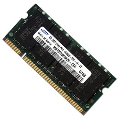 Samsung 2GB DDR2 RAM 667MHz PC2-5300 200-Pin Laptop SODIMM