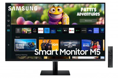 Samsung 32-inch Smart Monitor, Bluetooth (LS32CM500EWXXL)