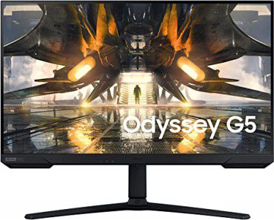 Samsung 32-inch (80cm) 2K QHD Odyssey G5 IPS Gaming, 165Hz (LS32AG520PWXXL, Black)