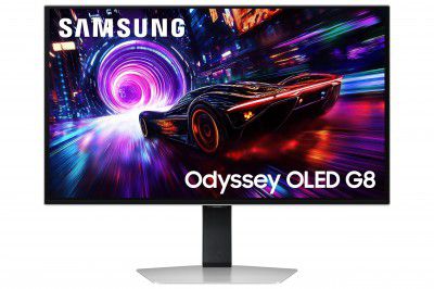 Samsung 32" Odyssey G8 QD-OLED 4K Gaming Monitor | LS32FG810SWXXL | Silver