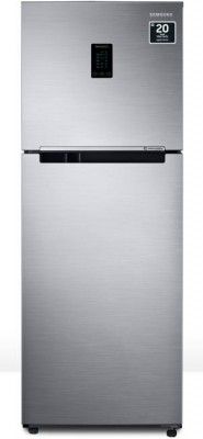 SAMSUNG 322 L Frost Free Double Door 2 Star Convertible Refrigerator with Convertible 5-in-1 , Digital Inverter with Display  (Elegant Inox, RT37C4512S8/HL)