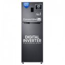 SAMSUNG 322 Litres 2 Star Frost Free Double Door Refrigerator (RT37C4512BX/HL, Luxe Black)...