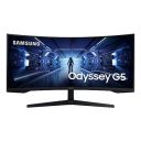 Samsung (34") Odyssey G5 Ultra WQHD 3440 x 1440 Resolution 1000R Curved VA Gaming Monitor, (LC34G55TWWWXXL, Black)...