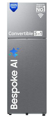 [Extra ₹11750 OFF] Samsung 396 L, 2 Star, Convertible 5-in-1, Bespoke AI WiFi Enabled Refrigerator (RT41DG6A2BSLHL)