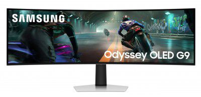 Samsung 49" Odyssey OLED G9 Curved Gaming Monitor|| LS49DG910SWXXL|Silver