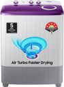 SAMSUNG 6 kg 5 star,Air Turbo Drying Semi Automatic Top Load Washing Machine White, Grey, Purple  (WT60R2000LL/TL)...