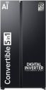 SAMSUNG 653 L Frost Free Side by Side 3 Star Refrigerator  (BLACK DOI, RS76CG8003B1HL)...