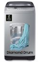 Samsung 7 kg, Fully-Automatic Top Load Washing Machine (WA70A4002GS/TL, Imperial Silver)...