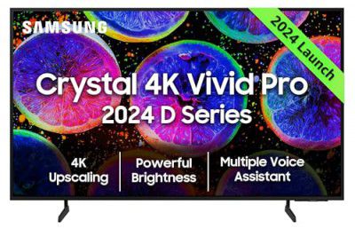 Samsung (75") D Series Crystal 4K Vivid Pro Ultra HD Smart LED TV UA75DUE77AKXXL (Black)