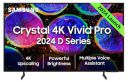 Samsung (75") D Series Crystal 4K Vivid Pro Ultra HD Smart LED TV UA75DUE77AKXXL (Black)...