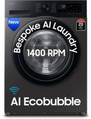 [Extra Rs 11250 Off] SAMSUNG 9 kg 5 Star, AI Ecobubble, Super Speed, Wi-Fi, Hygiene Steam, Grey  (WW90DG5U24AXTL)